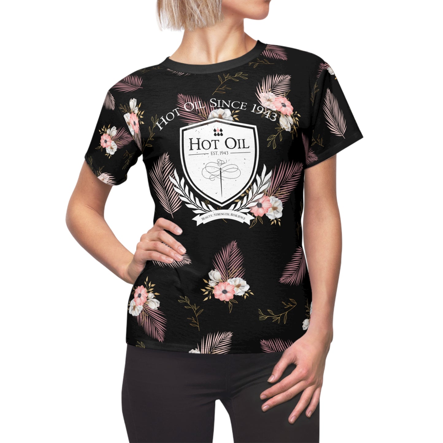 Hot Oil Crest T-Shirt