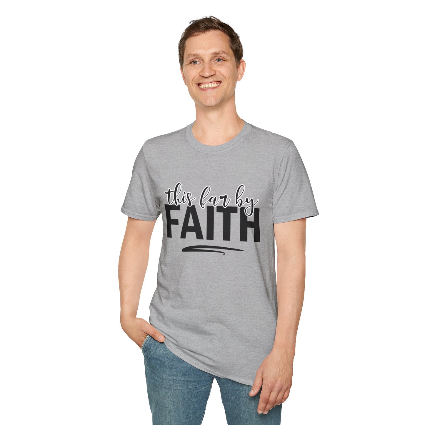 This Far By Faith Unisex Softstyle T-Shirt