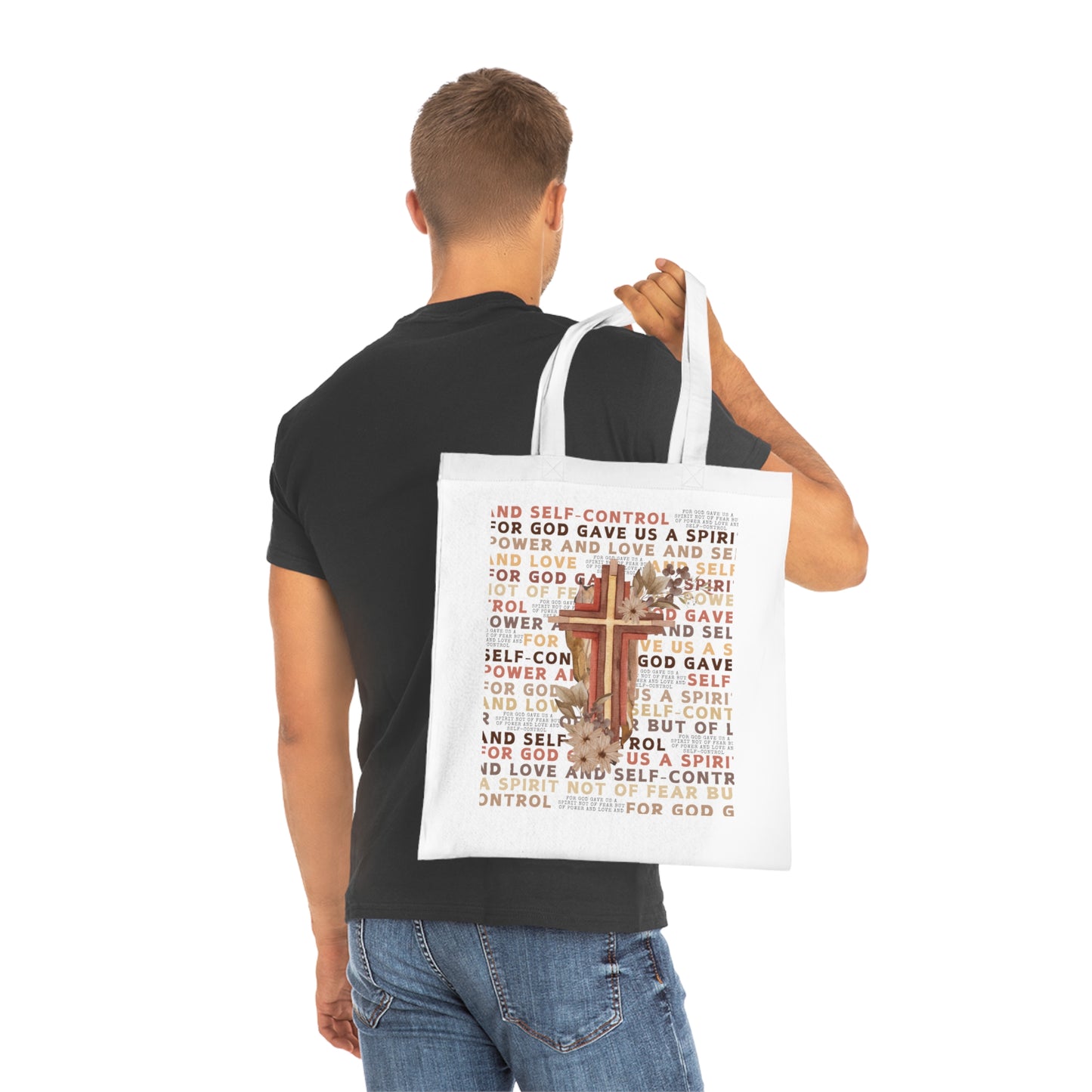 For God Gave Us Cotton Tote Bag