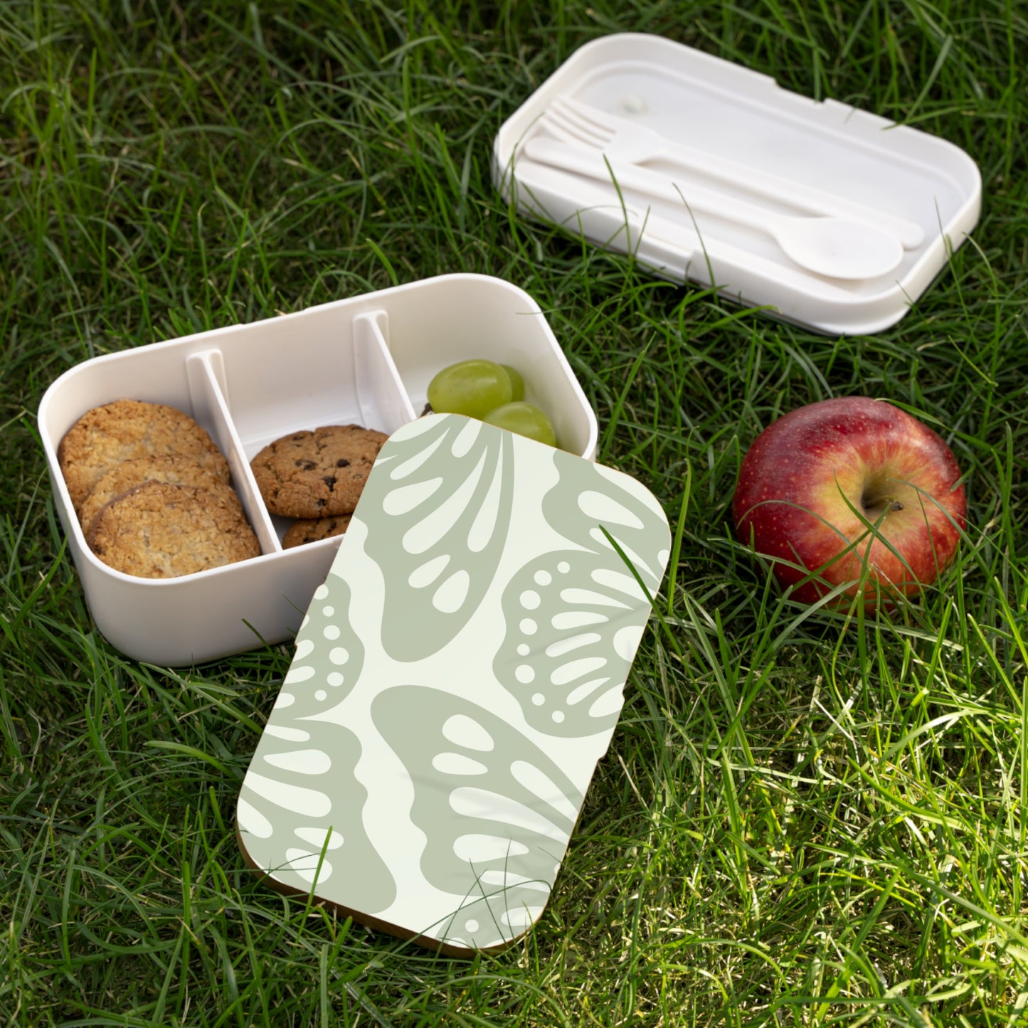 Green Butterfly Wing Bento Lunch Box