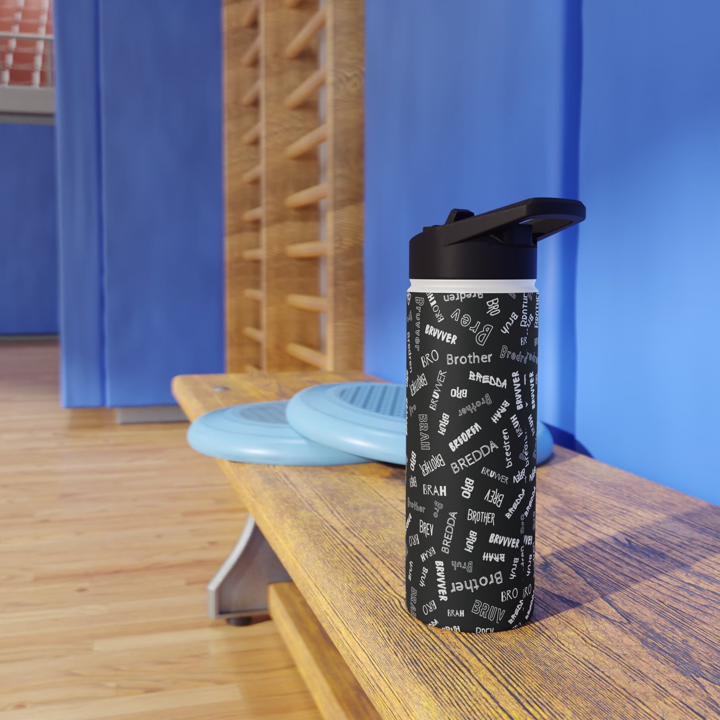 Bros Print Stainless Steel Water Bottle