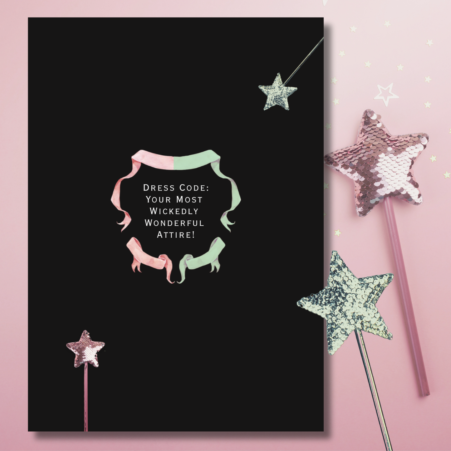 Wicked Theme Birthday Invitation