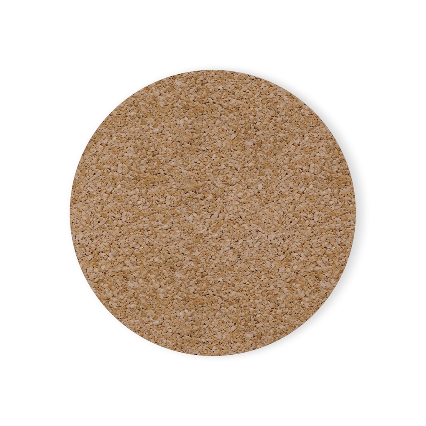 Hot Oil White Cork Back Coaster and Glass Cover