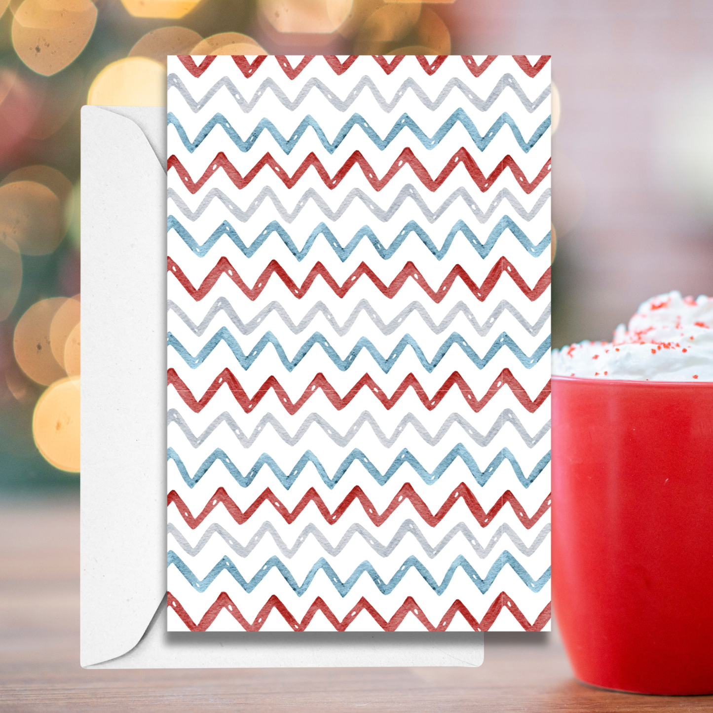 Soaking Snowman Christmas Card Template