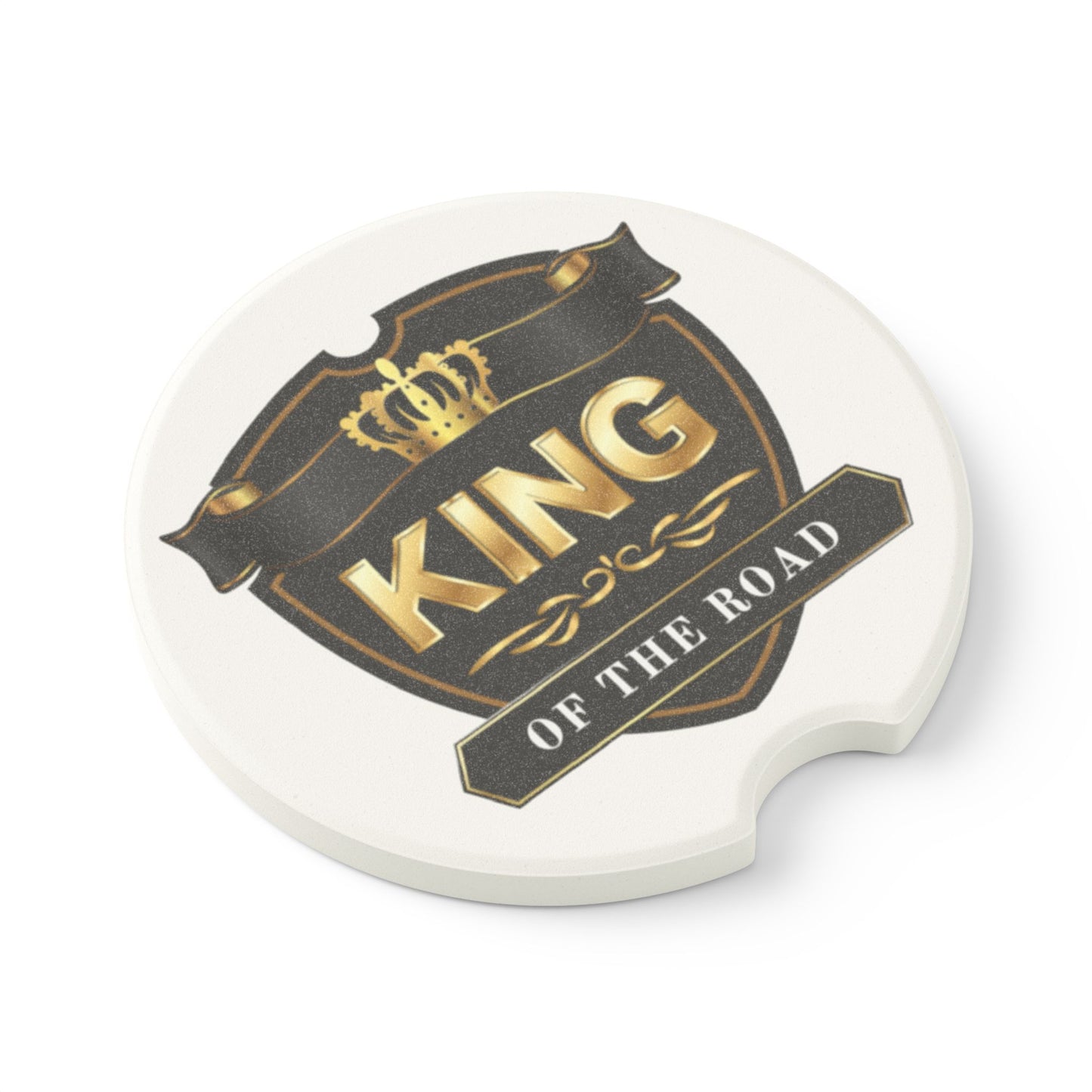 King Of The Road Soapstone Car Coaster