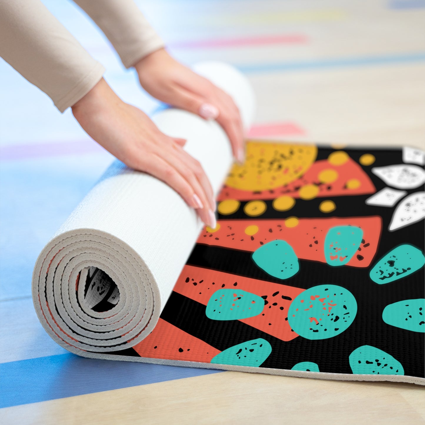 Sun Burst Foam Yoga Mat