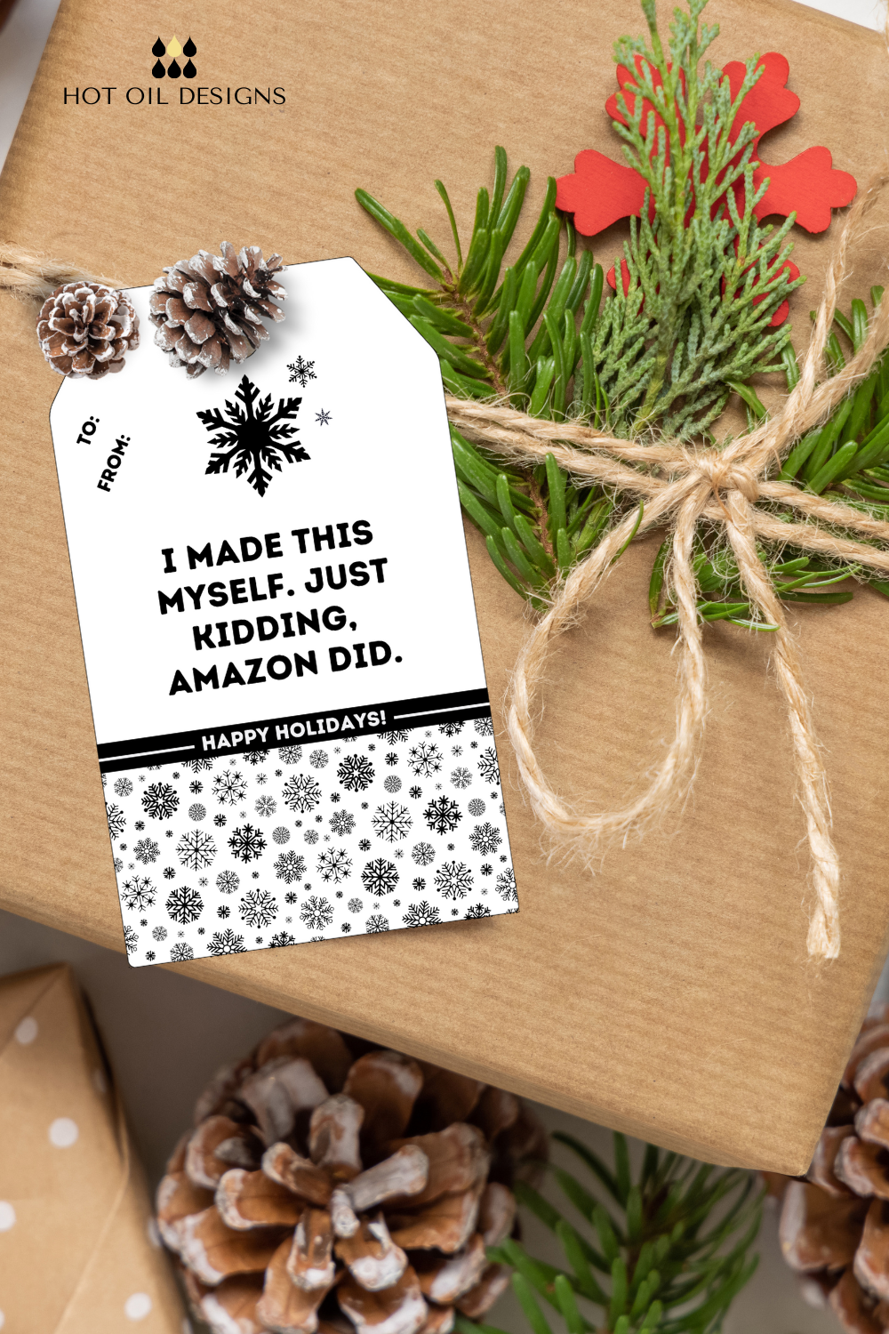 9 FREE Fun and Cheeky Christmas Gift Tags