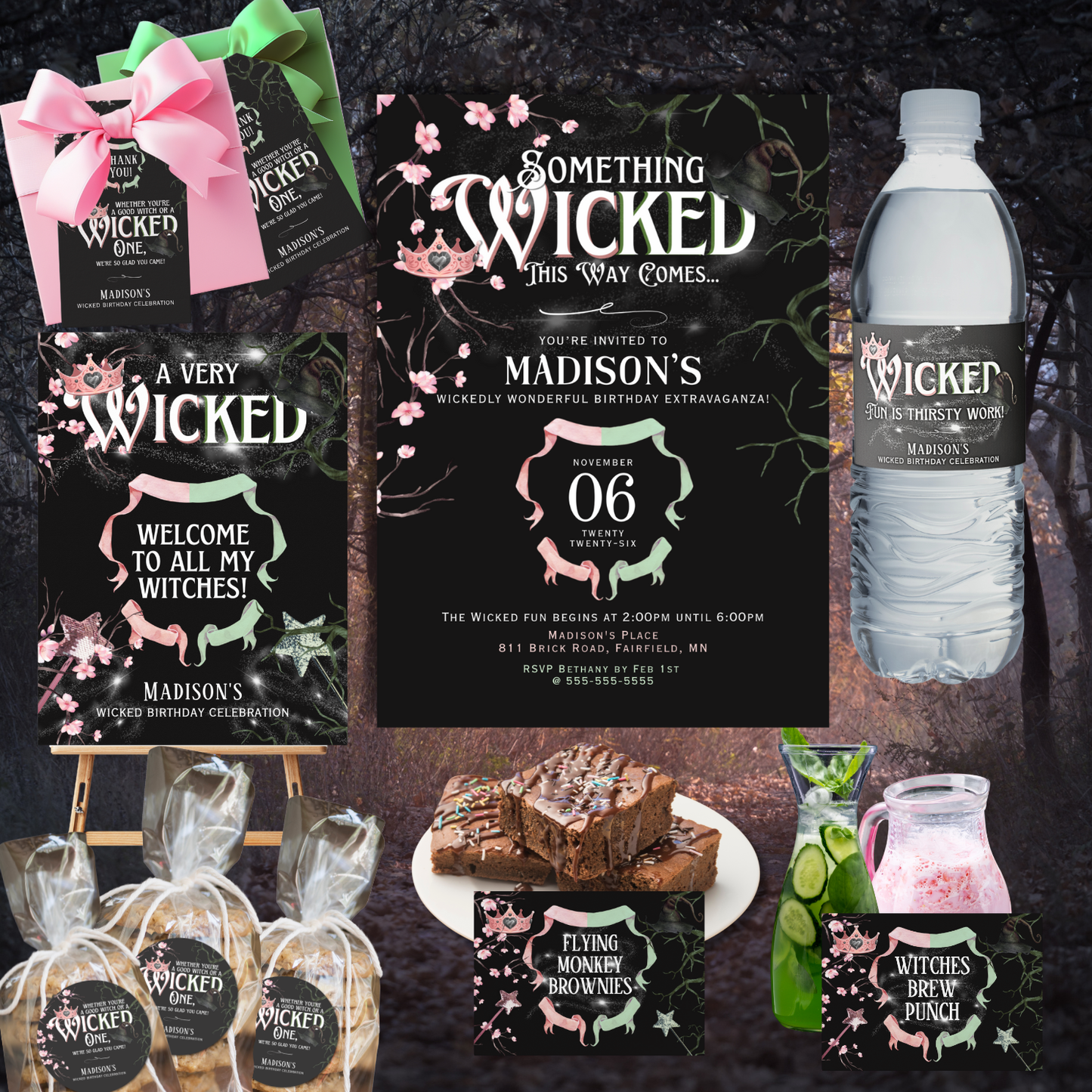 Editable Wicked Theme Bundle