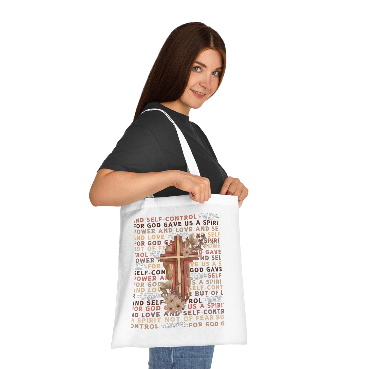 For God Gave Us Cotton Tote Bag