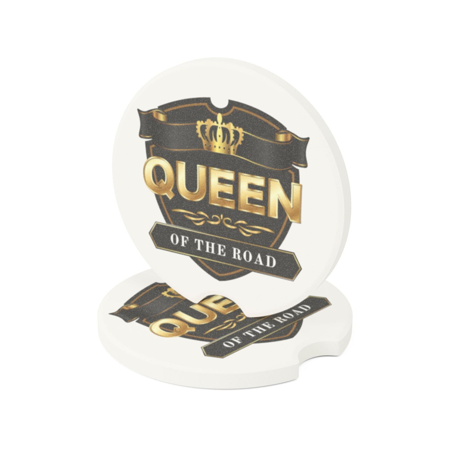 Queen Of The Road Soapstone Car Coaster