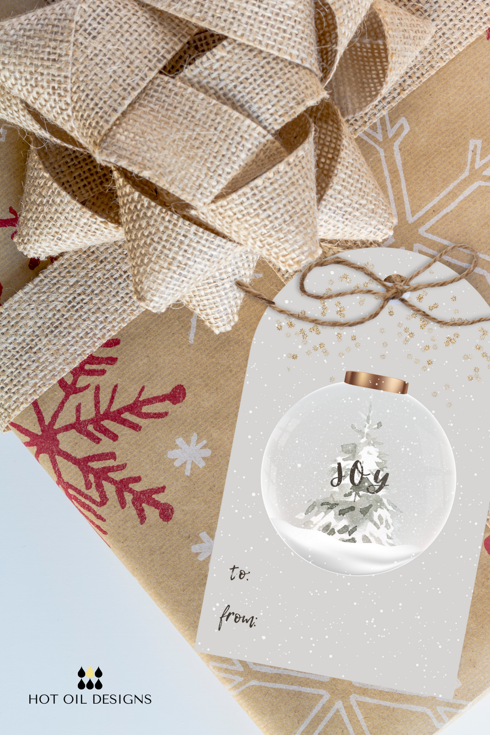 Peace, Joy and Love FREE Christmas Gift Tags