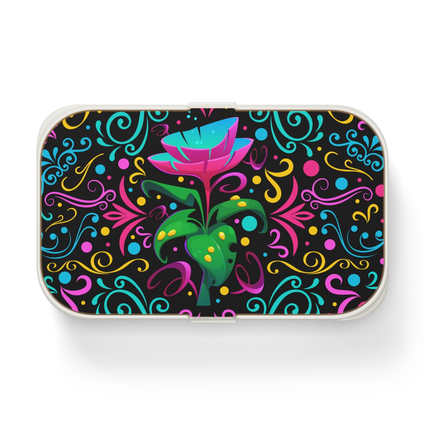 Flower Flourish Drip Bento Lunch Box