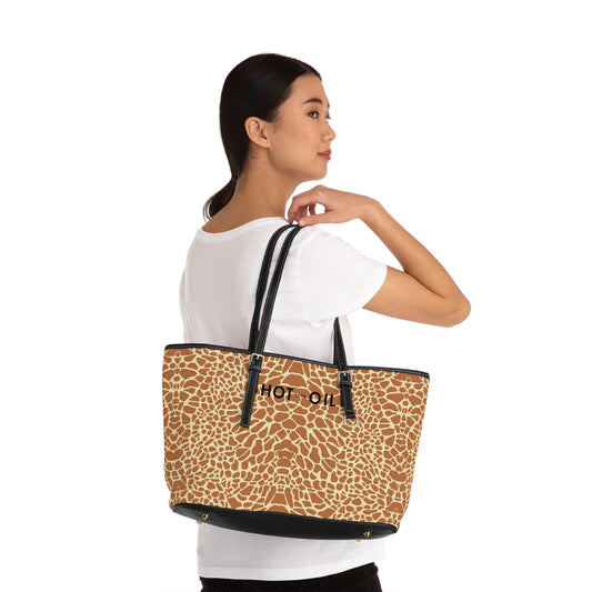 Animal Skin Hot Oil Tote PU Leather Shoulder Bag