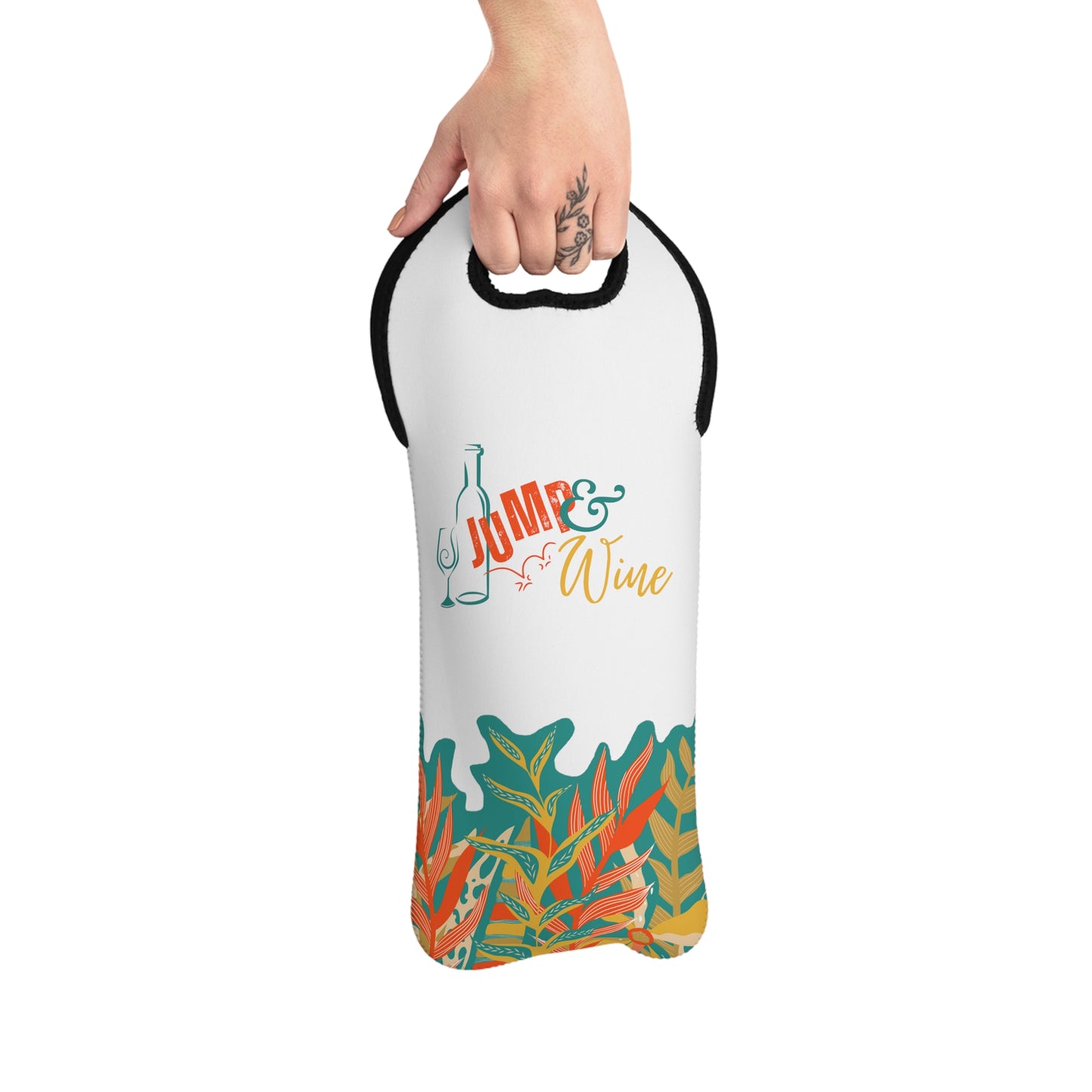 Jump And Wine Tote Bag