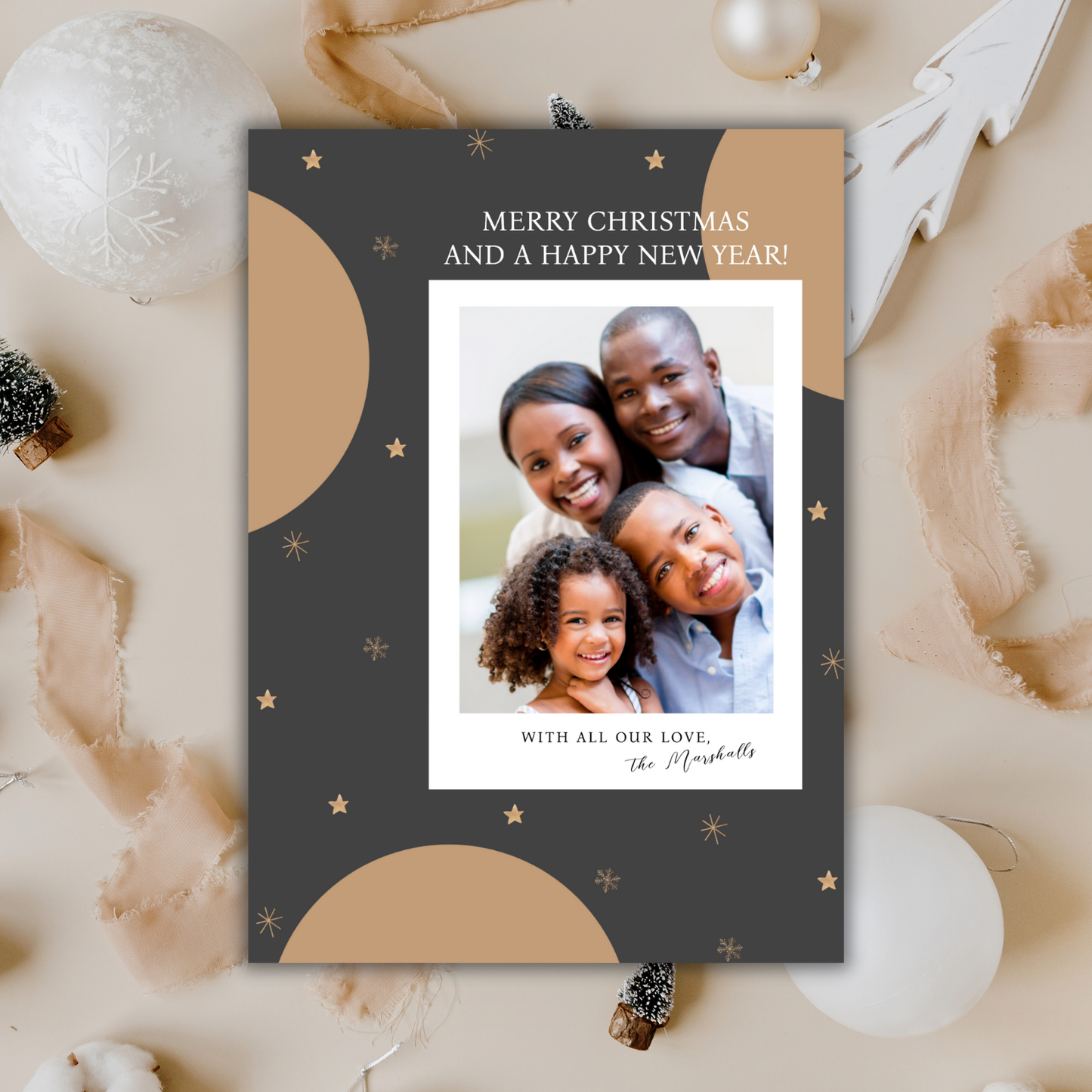 Custom Photo Christmas Card