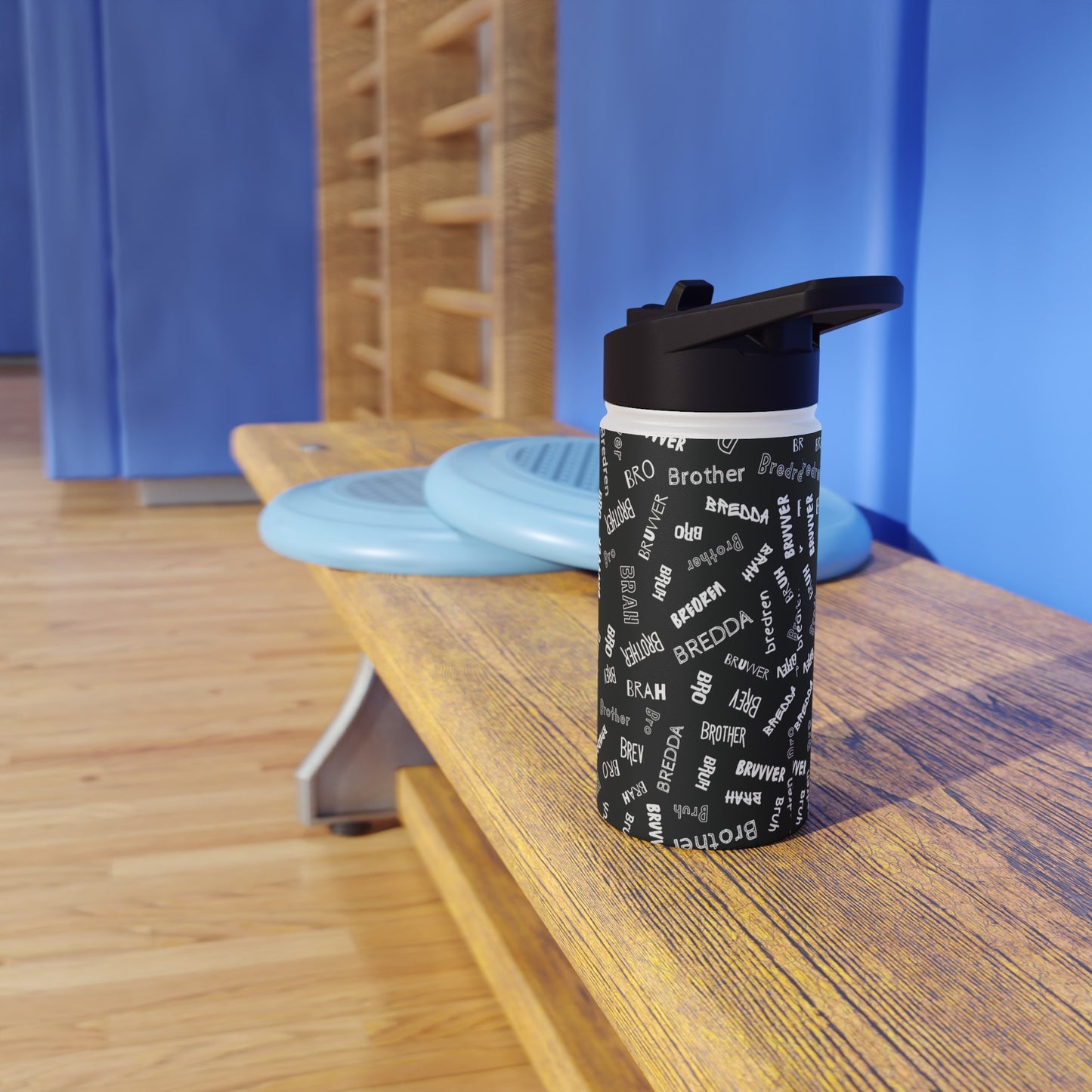 Bros Print Stainless Steel Water Bottle