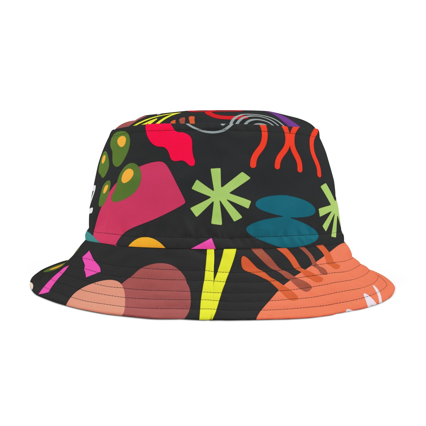 Shapes Graphic Bucket Hat