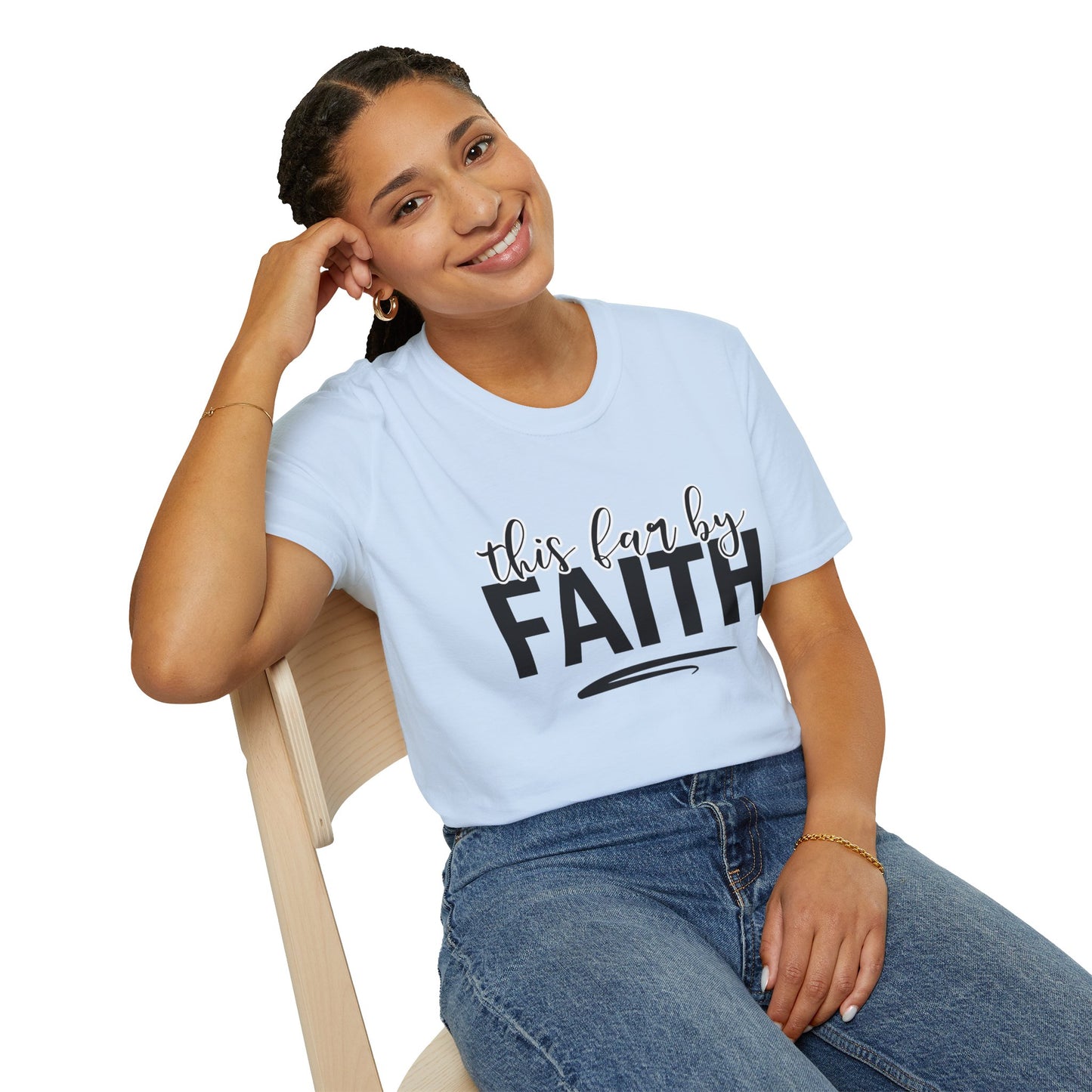 This Far By Faith Unisex Softstyle T-Shirt