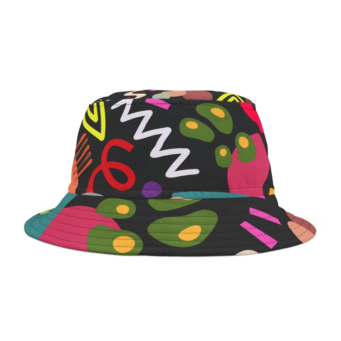 Shapes Graphic Bucket Hat