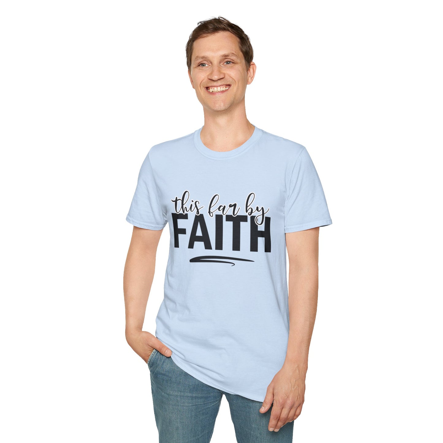 This Far By Faith Unisex Softstyle T-Shirt