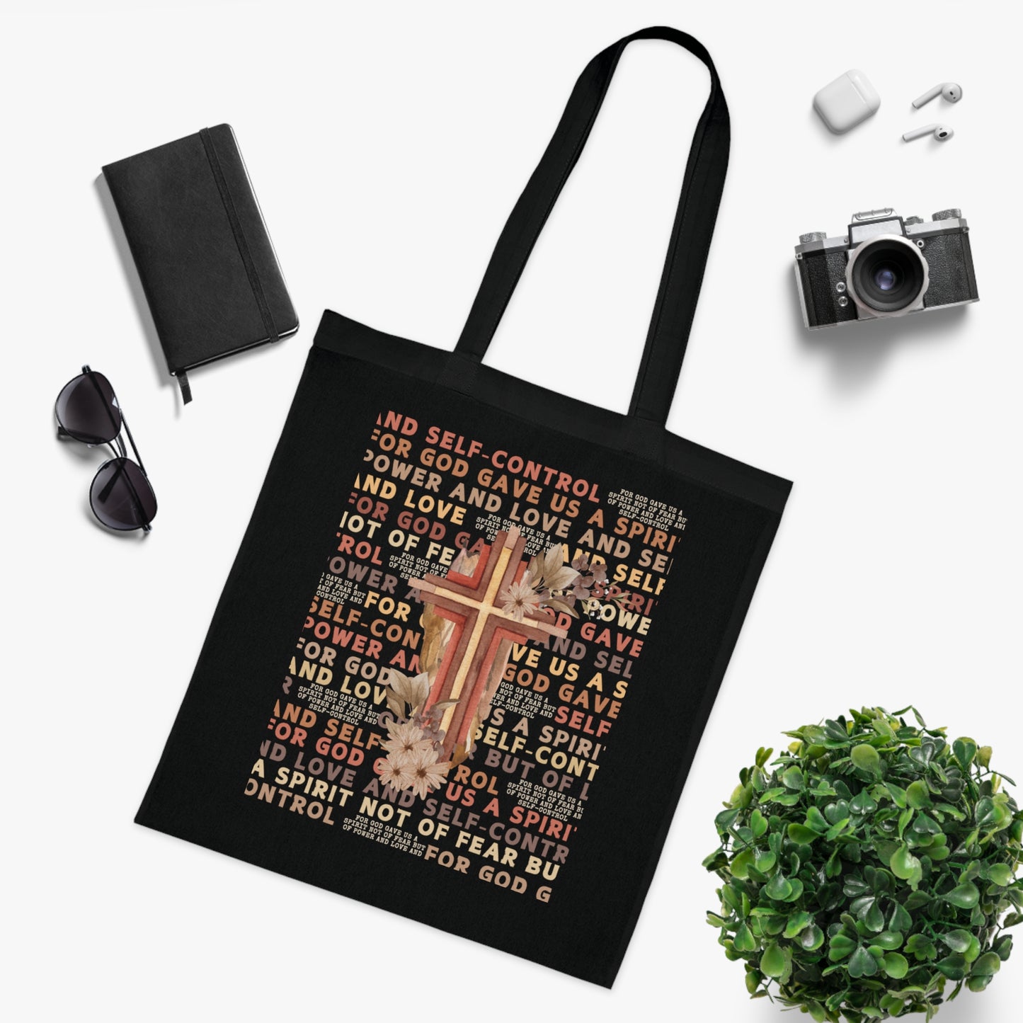 For God Gave Us Cotton Tote Bag