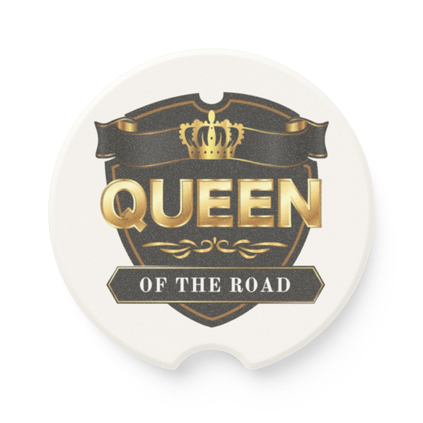 Queen Of The Road Soapstone Car Coaster