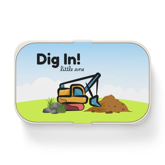 Dig In Little One Excavator Bento Lunch Box