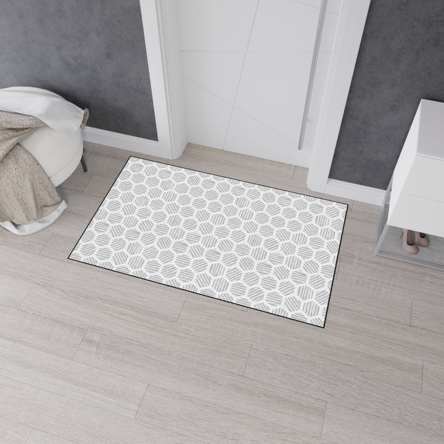 Modern Geometric Heavy Duty Floor Mat