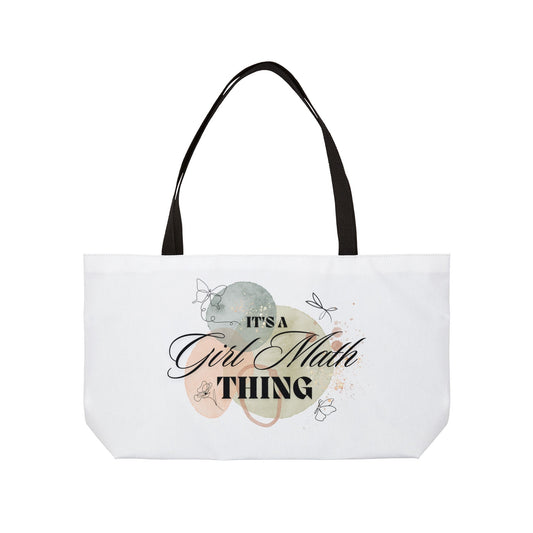 It's A Girl Math Thing Tote Bag