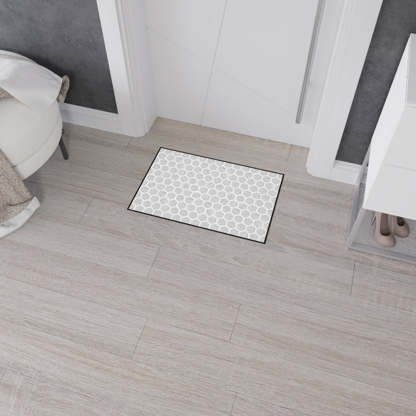 Modern Geometric Heavy Duty Floor Mat