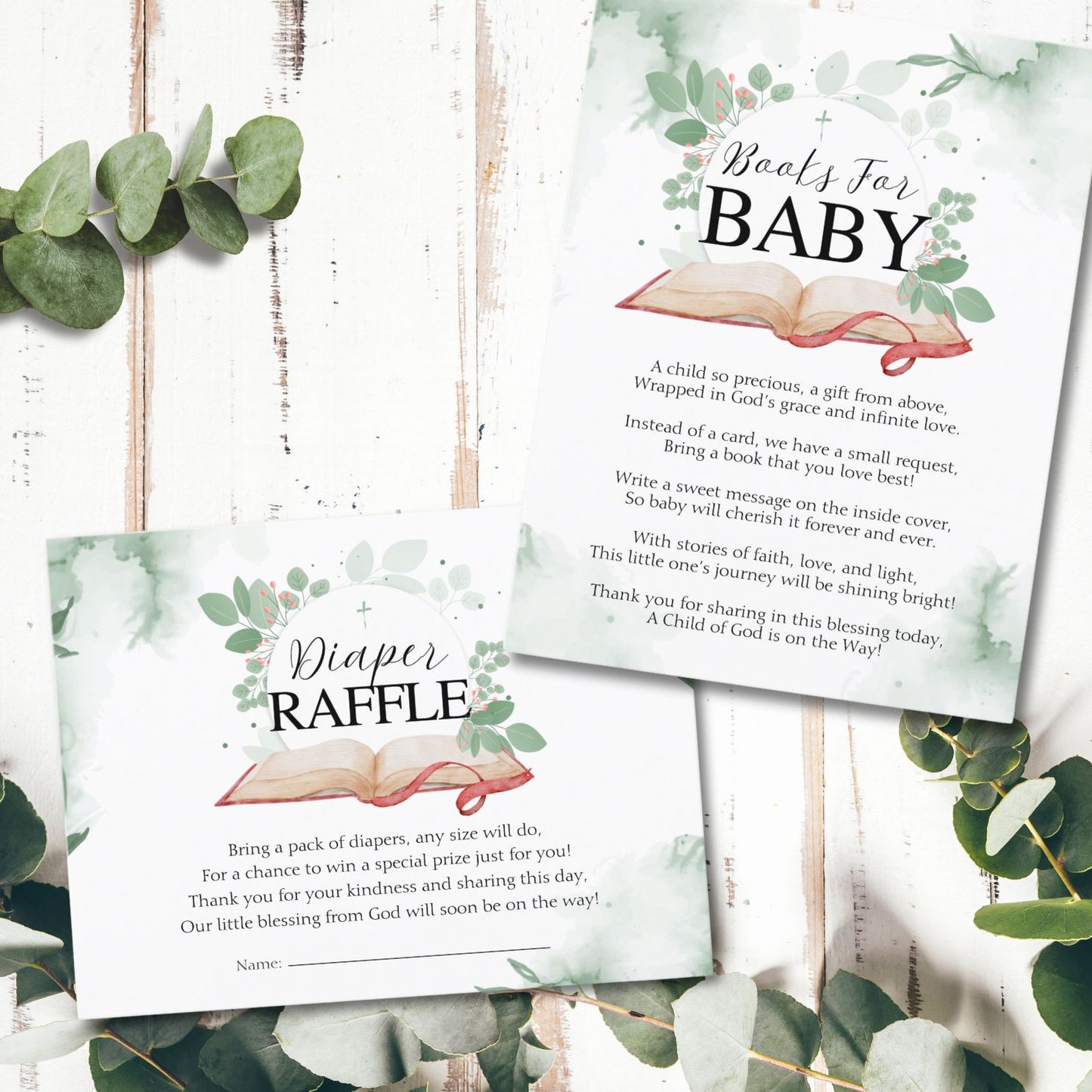 A Child Of God Is On The Way Baby Shower Printable Bundle – Instant Download