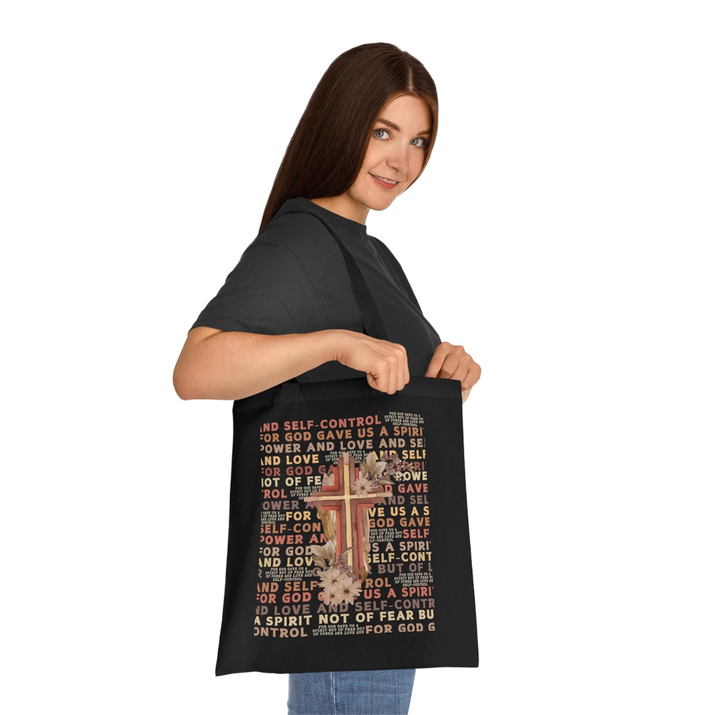 For God Gave Us Cotton Tote Bag