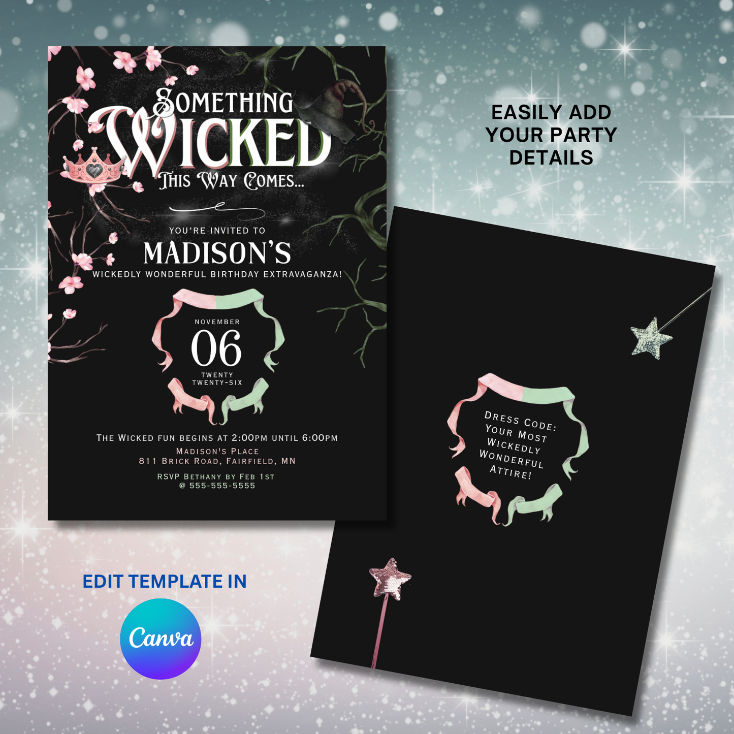 Editable Wicked Theme Bundle