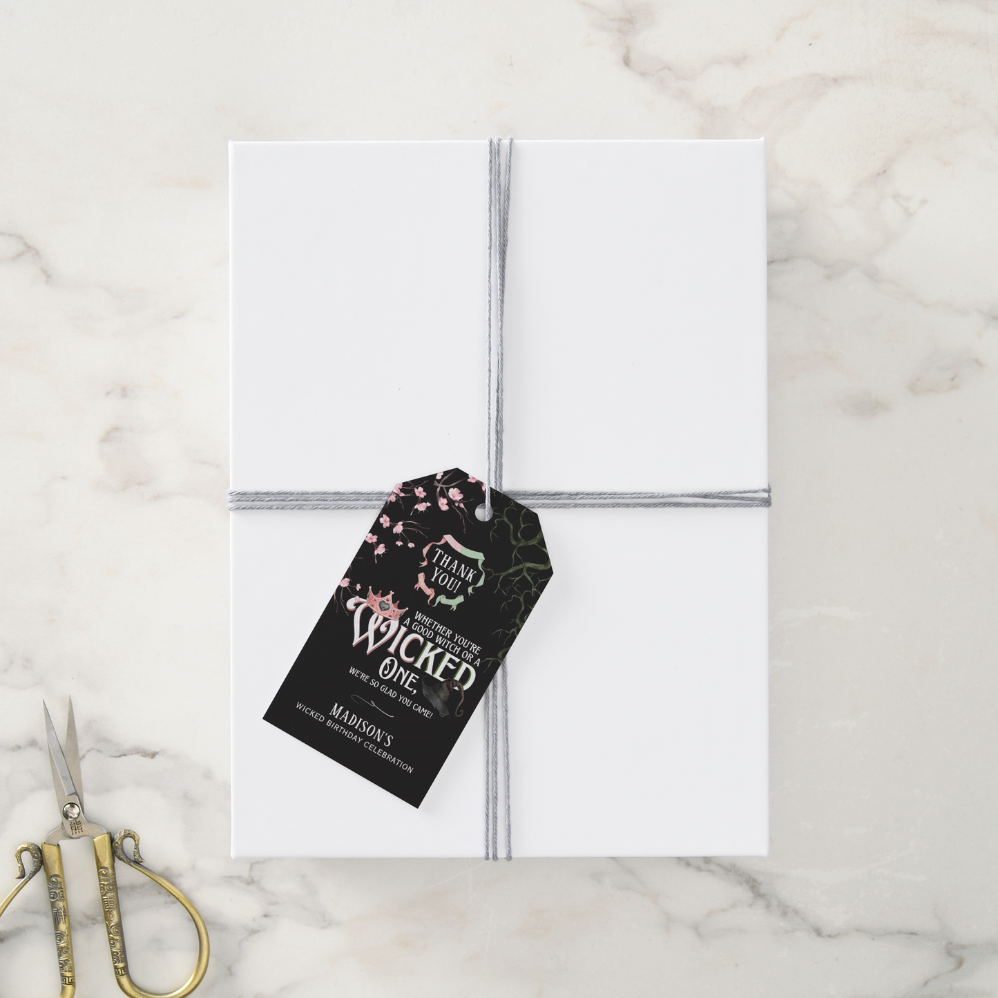 Wicked Theme Favour Tag