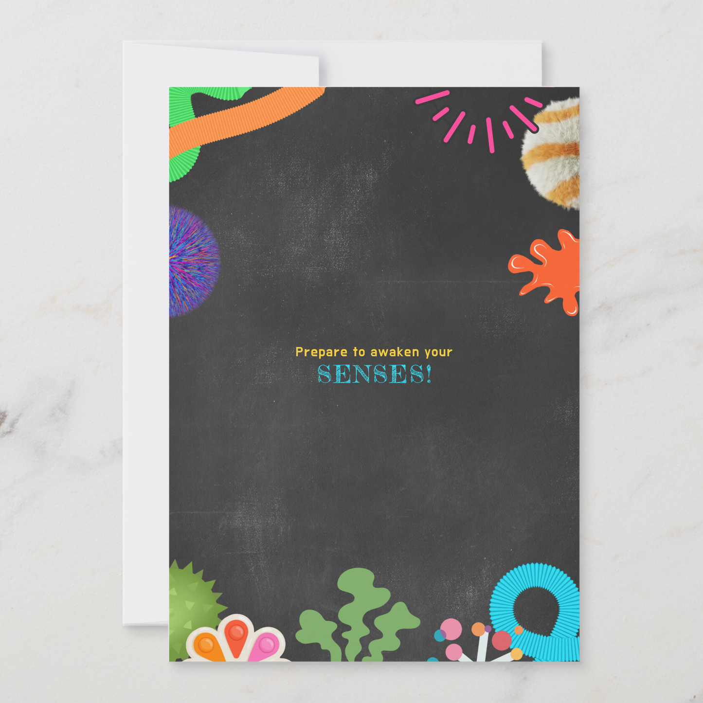 Sensory Birthday Celebration Invitation