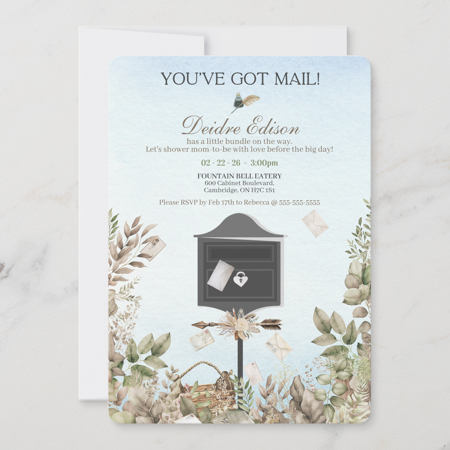 You've Got Mail Baby or Bridal Shower