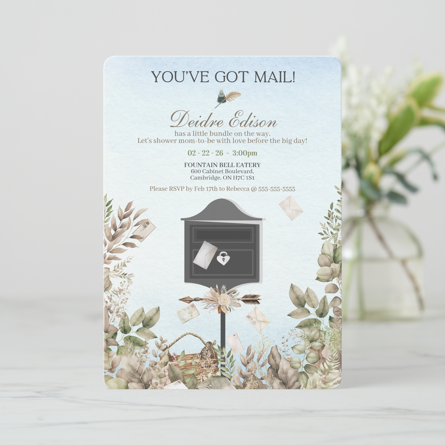 You've Got Mail Baby or Bridal Shower