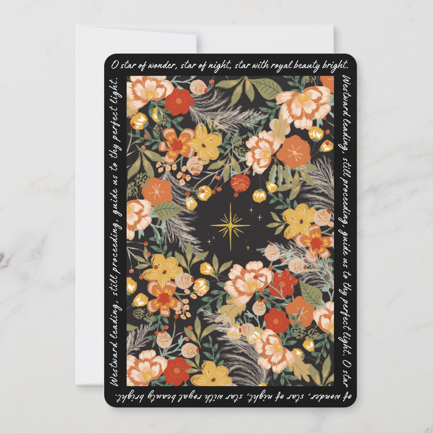 Guide Us To Thy Perfect Light Religious Holiday Card