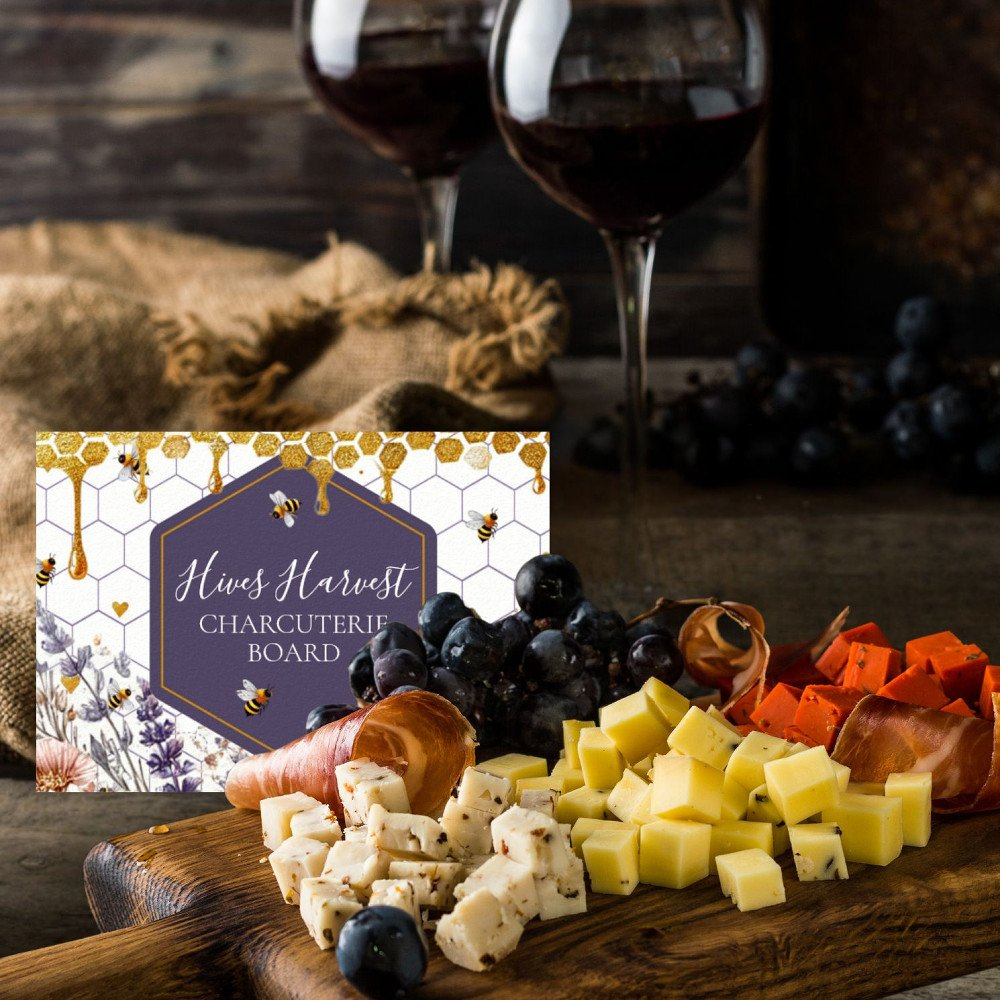 Bee-loved and Bee-youtiful Flat Food Cards